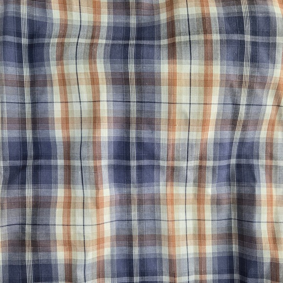 Ely Cattleman Men's Tall Western Plaid Long Sleeve‎ Shirt Cowboy 3XLT - Picture 7 of 8